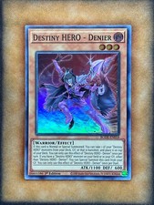 Yugioh Destiny HERO - Denier BODE-EN018 Super Rare 1st Ed NM picture