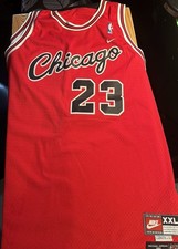 Nike Chicago Bulls Michael Jordan #23 NBA Jersey Men’s XXL Red Black White picture