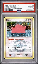 Pokemon DITTO Reverse Holo 4/112 EX Fire Red & Leaf Green PSA 8  [CLEAN] picture