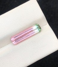 3.90 Carat Natural cut Bi Color Tourmaline loose gemstone from Afghanistan picture