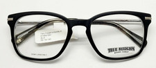 True Religion Black Metal Eyeglass Frame 52-19-140 NEW picture