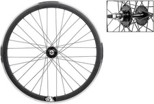 Wheel Master 700c Rear Wheel - Origin8 42mm, Fixed/Free, Loose Ball, Black picture