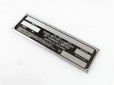 3X DATA PLATE FOR VINTAGE FORD PICKUP AND MERCURY CANADA #V251-7 picture