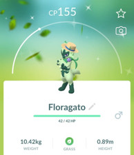 ✨ Shiny Floragato  -  PTC - 80k stardust - Description picture