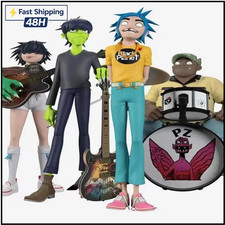 Gorillaz Action Figure Set 4PCS Rock Band Resin Model 15-21cm Collectible Toy picture