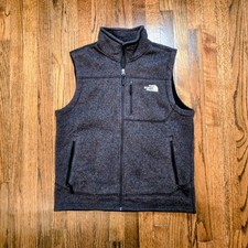 The North Face Gordon Lyons Fleece Vest Mens Size Large Gray Full Zip Hiking picture