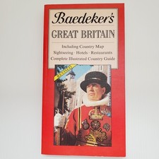 Baedeker's Great Britain And Northern Ireland Travel Book Photos Maps Vintage picture