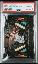PSA 10 2024 Panini Obsidian Vitreous Holo Victor Wembanyama #13 Die-Cut POP/2 👽 picture