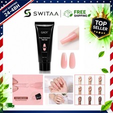 GAOY 60g Poly Gel for Nail Extensions, Builder Gel, Light Pink, Soak Off UV LED picture