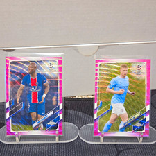 Topps Soccer 2020-21 Topps Chrome UCL Refractor De Bruyne/Pereira Lot (2) picture