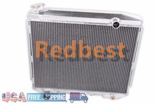 Full Alu 3Row Radiator For 57-59 Ford Fairlane Ranchero/Custom 300 Sedan V8 5.9L picture