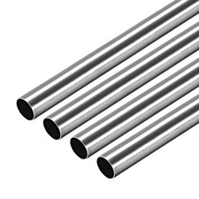 4pcs Stainless Steel Round Tubing 250mm Length Seamless Straight Pipe Tube 8mm picture