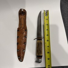 VINTAGE SABRE MONARCH 131 FIXED BLADE HUNTING KNIFE picture