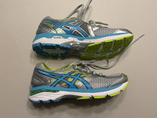 ASICS  GT 2000 WOMEN SIZE 7 EXCELLENT CONDITION SILVER AND BLUE picture