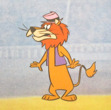 1962  LIPPY LION  HANNA-BARBERA ORIGINAL ANIMATION PRODUCTION CEL picture