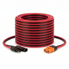 MOOKEERF Solar to XT60i Cable 10AWG 25FT Panel 25FT, picture
