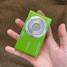 Green Sony Cyber Shot DSC-W610 14.1MP 4.0x Optical Zoom CCD Digital Camera picture