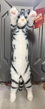 2025 UCC EXCLUSIVE Crazy Kitten 20″ Standing Cat Plushy BLACK STRIPES WHITE NEW picture