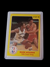 🔥1986 STAR COURT KING MARK AGUIRRE #1 - DALLAS MAVERICKS picture