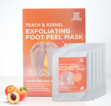 Foot Peeling Mask 5 Pack - Exfoliating Mask for Baby Soft Feet, Natural Peel picture