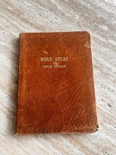 Bartholomews Road Atlas of Great Britain Map Book 1965 18th Edition Leather Cove picture