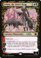 x1 Arlinn, the Pack's Hope // the Moon's Fury MID MTG 307 SHOWCASE MYTHIC 1x picture