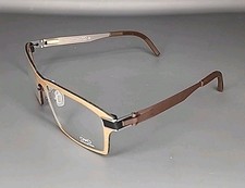 Handmade OVVO Optics 3050 White Oak Titanium Eyeglass Frame 56/18/140 picture