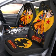 Son Goku Car Seat Covers Custom Dragon Ball Anime Car Accessories (set of 2) picture