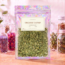 Catnip Organic Flower & Leaf Dried Cut / Farm Fresh Packed USA  picture