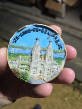 Vintage Ste Anne De Beaupre Basilica France Cathedral Souvenir Magnet picture