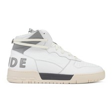 RHUDE WHITE RHECESS MID SNEAKERS Size 8 picture