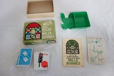 Vintage 1962 Parker Brothers Mille Bornes French Card Game Complete+Instructions picture