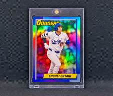 SHOHEI OHTANI RAINBOW REFRACTOR 2025 INVESTMENT TOPPS ANNIVERSARY - Dodgers MVP picture