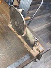 Title:Vintage General Slicing Machine Co Hand Crank Food Slicer Clamp Base... picture
