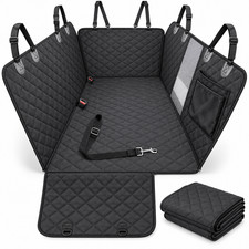 Dog Car Seat Cover / Waterproof / Back Seat / Hammock / Pet Protector / BLACK picture