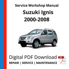 Suzuki Ignis 2000-2008 Service Workshop Manual picture