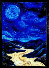 ACEO Hand Painted Art Card. Signed By Artist. Hand Painted Not A Print picture