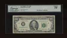 DBR 1977 $100 FRN New York Fr. 2168-B Legacy AU-50 Serial B34085214A picture