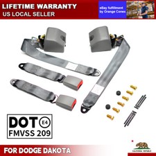 2pcs Premium 3-point Adjustable Seat Belt Strap Kit Fits Ford E-350 Super Duty picture