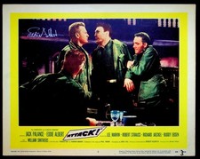 Attack 1956 Original Lobby Card Eddie Albert Signed Jack Palance Lee Marvin picture