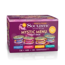Soulistic Moist and Tender, Mystic Menu Variety Pack, 5.5 Ounce (Pack of 12) picture