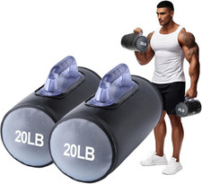 Water Dumbbells,Water Filled Training Dumbbells, Travel Weights Set, Adjustable picture