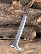 Hand Forged Viking Sword, Carbon Steel Blade & Rosewood Handle, Norse Sword picture