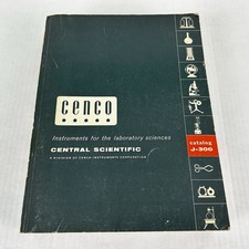 CENCO Central Scientific Catalog Book ASBESTOS School Laboratory Instruments picture