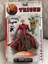 VINTAGE 1999 MCFARLANE TRIGUN VASH THE STAMPEDE ULTRA ACTION FIGURE NEW ON CARD picture