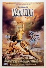 National Lampoon's Vacation Chevy Chase & Christine Brinkley Autographed Beckett picture