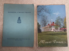 Vtg Mount Vernon Books 1947 US History President Washington Photo Handbook PB picture
