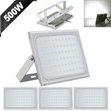 4X 500 Watt LED Flood Light Outdoor Spotlight Garden Yard 6000K Cool White picture