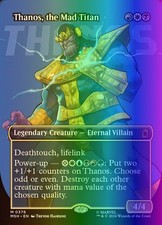 MTG Thanos, the Mad Titan (376/524) Marvel Super Heroes NM FOIL picture