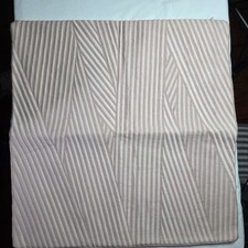 NWT Williams Sonoma Textured Pillow Cover Neutral Pink Beige blush Striped picture